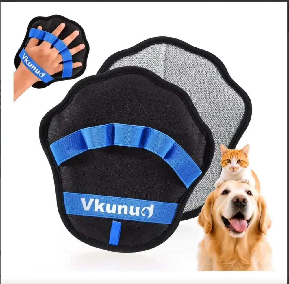 Pet Hair Removal Glove For Dogs & Cats, Electrostatic